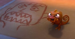 "men with pointy teeth!"